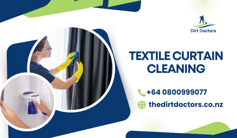 Textile curtain cleaning