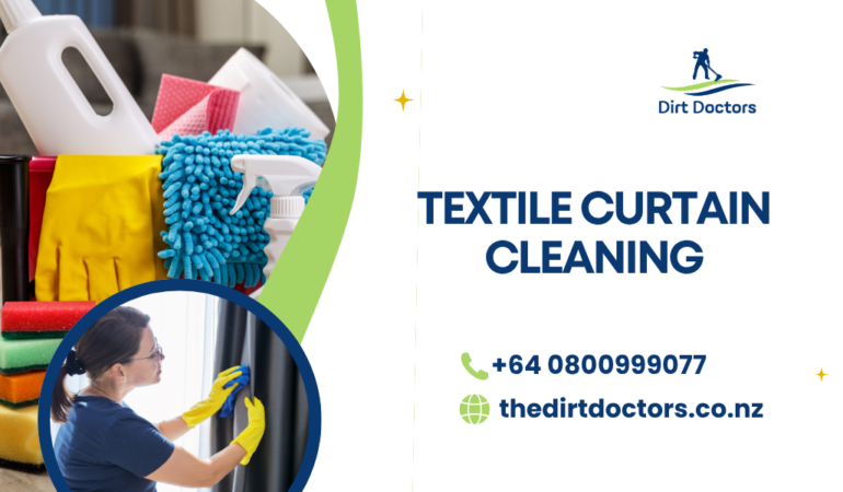 Textile curtain cleaning