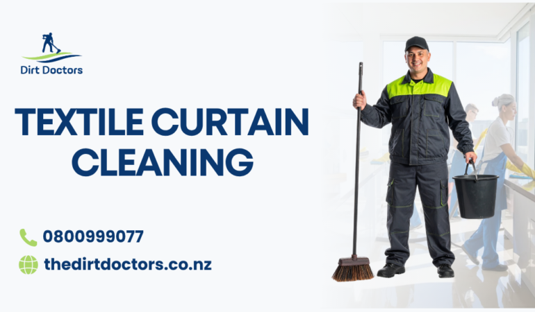 Textile curtain cleaning