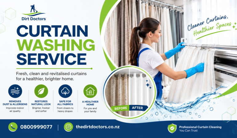 curtain washing service